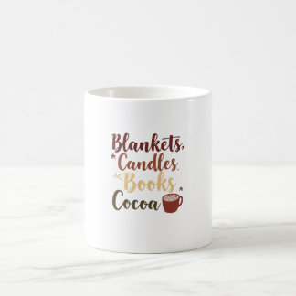 Cosy Fall Checklist Mug | Blankets Candles Cocoa