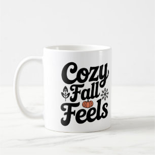 Cosy Fall Feels Mug – Autumn Coffee Cup Pumpkin