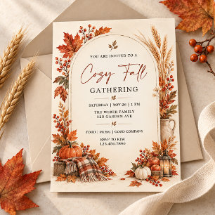 Cosy Fall Gathering Invitation