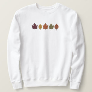 Cosy Fall Leaves Minimalist Autumn Graphic T-Shirt Sweatshirt