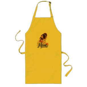 Cosy Fall Mum & baby kids Autumn Love Long Apron