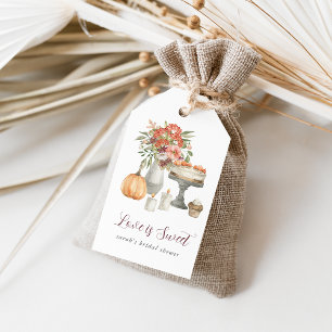 Cosy Fall Pumpkin "Love is Sweet" Gift Tags