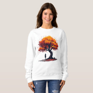 Cosy Fall Tree Long Sleeve • Autumn Companion Sweatshirt