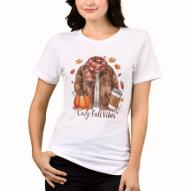 Cosy Fall Vibes T-Shirt – Autumn Outfit Aesthetic