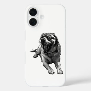 Cosy Fall Yawn iPhone 16 Case