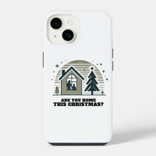 Cosy Family Christmas Home Scene Decor Art iPhone 14 Case