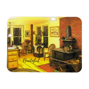 Cosy Farmhouse Gratitude Magnet