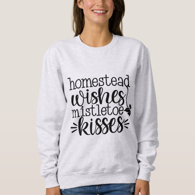 Cosy Farmhouse Style Sweatshirt (Front)