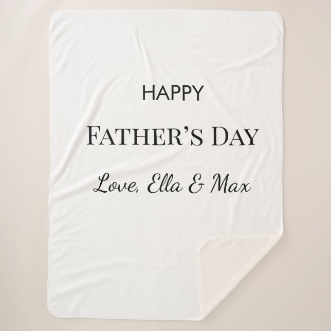 Cosy Father’s Day Blanket (Front)