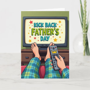 Cosy Fathers Day Tv Screen Card