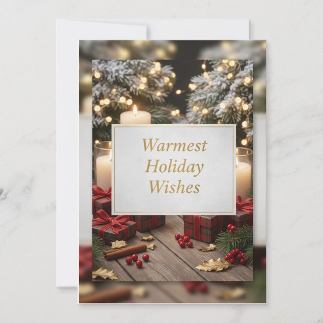 “Cosy Festive Christmas Postcard – Whimsical Winte (Front)