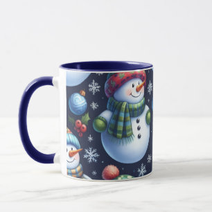 Cosy Festive Snowman Mug