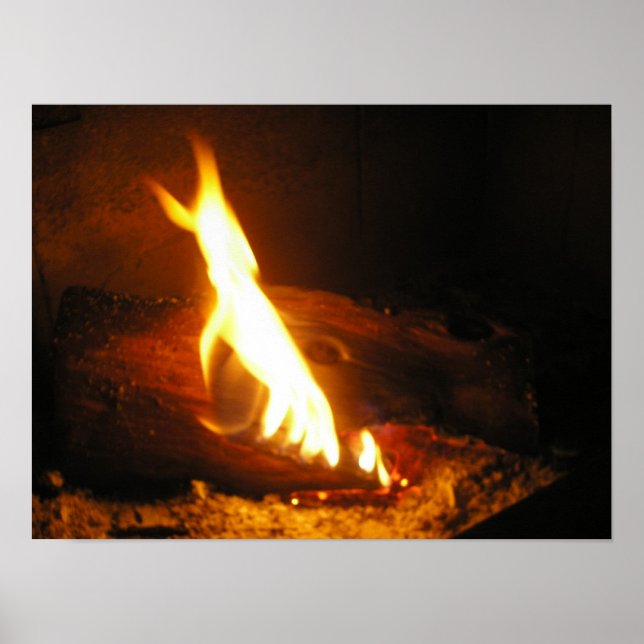 Cosy Fire Poster (Front)