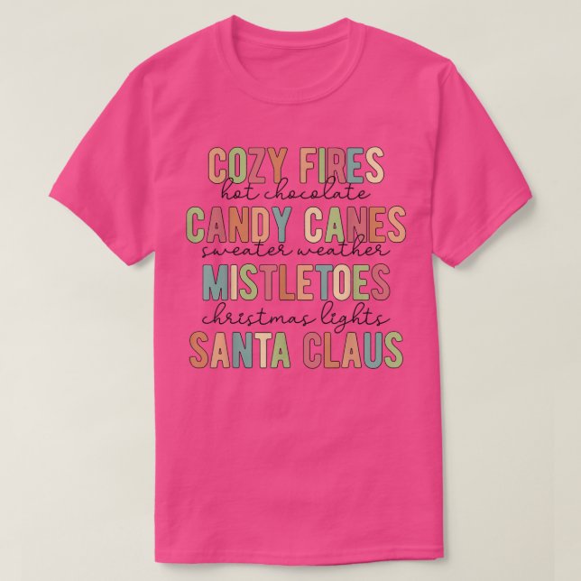 Cosy Fires Hot Chocolate Candy Canes Sweater Weath (Design Front)