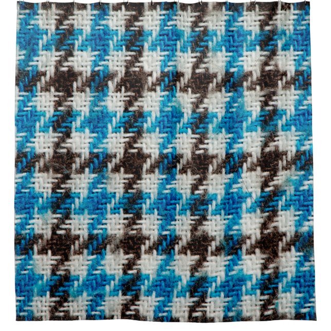Cosy flannel fabric, textural background. shower curtain (Front)