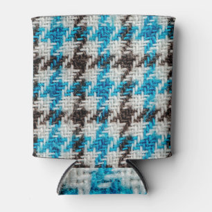 Cosy Flannel: Textured Background Can Cooler