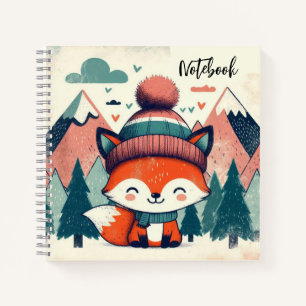 Cosy Fox Tales – Winter Woodland Charm Notebook