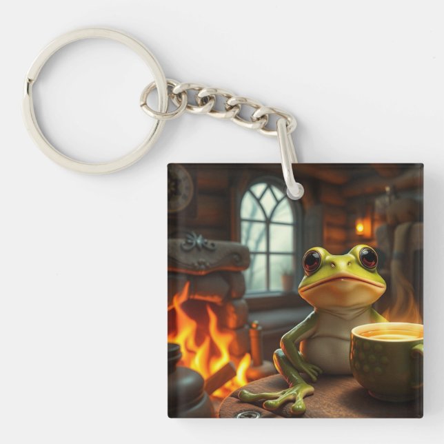 Cosy Frog Key Ring (Front)