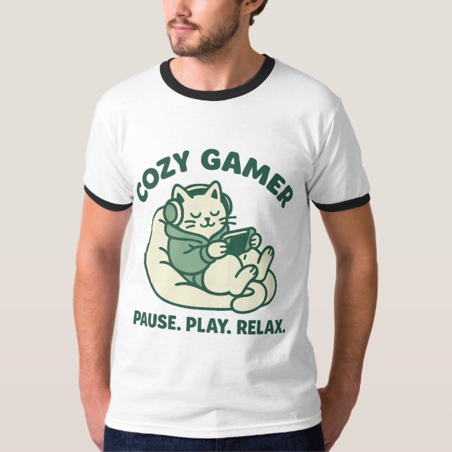Cosy Gamer Mode T-Shirt (Front)