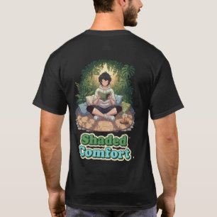 Cosy Garden Reading Art Piece T-Shirt