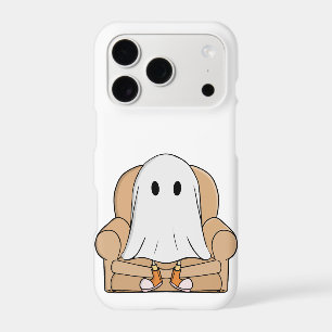Cosy Ghost Relaxing in Armchair