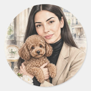 Cosy Girl either Poodle Sticker – Best Friends