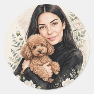 Cosy Girl either Poodle Sticker – Best Friends