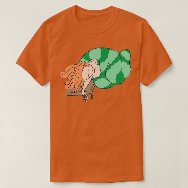 cosy girl resting T-Shirt (Design Front)