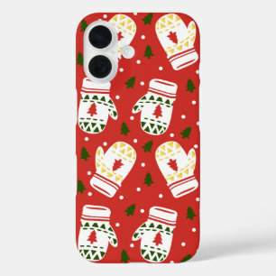 Cosy Gold Winter Gloves iPhone 16 Case