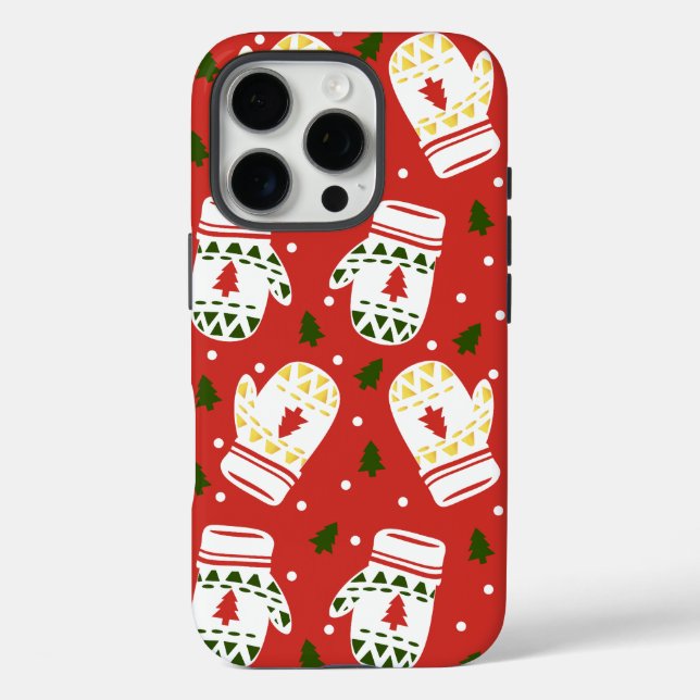 Cosy Gold Winter Gloves Case-Mate iPhone Case (Back)