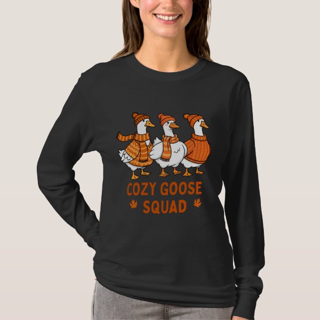 Cosy Goose Squad Autumn Statement T-Shirt (Front)