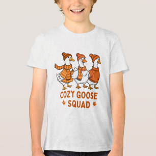 Cosy Goose Squad Cute Tri-Blend Shirt