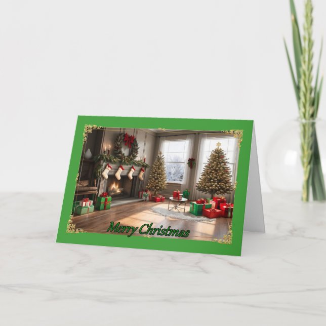 Cosy Greetings Christmas Card (Front)