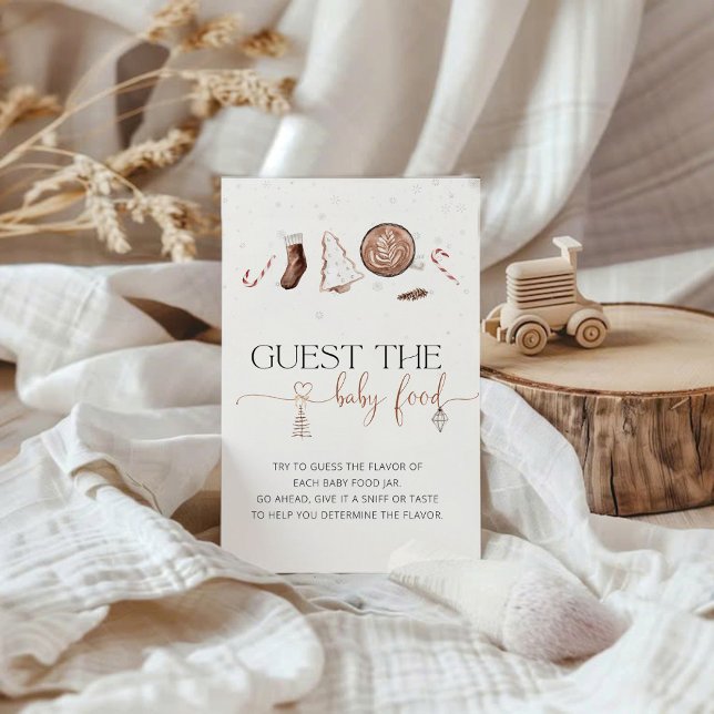 Cosy Guess the Baby Food Baby Shower Game (Creator Uploaded)