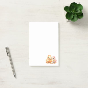 Cosy Halloween Birds Tall Memo Pad Post-it Notes