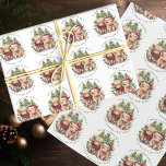 Cosy Highland Cow Farm Animals Merry Christmas Wrapping Paper<br><div class="desc">Wrap your gifts in a delightful touch of the countryside with our Highland Cow Christmas Wrapping Paper. This festive paper brings a whimsical charm to your holiday celebrations, perfect for those who adore farm animal themes and farmhouse aesthetics. Features Charming Design: Featuring a majestic highland cow and three adorable calves,...</div>