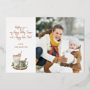 Cosy Holiday Note Photo Holiday
