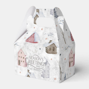 Cosy Home Christmas Pink ID985 Favour Box