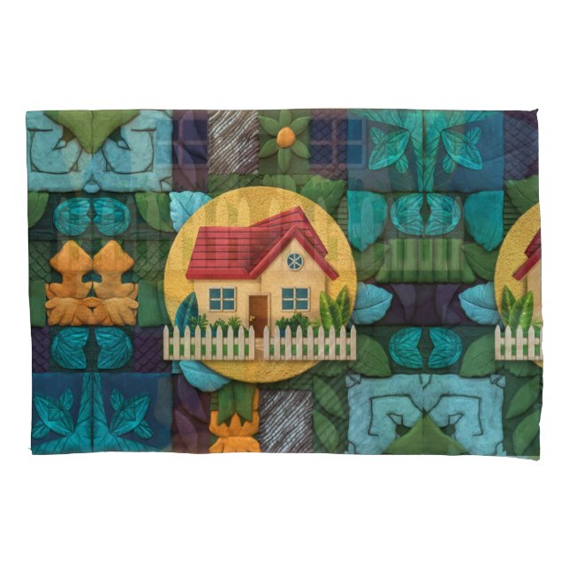 Cosy Home Icon Pattern  Body Pillow Pillowcase (Front)