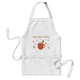 Cosy Hot Chocolate & Fall Leaves Autumn Kitchen Standard Apron