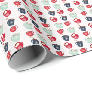 Cosy Hot Cocoa Mug Wrapping Paper