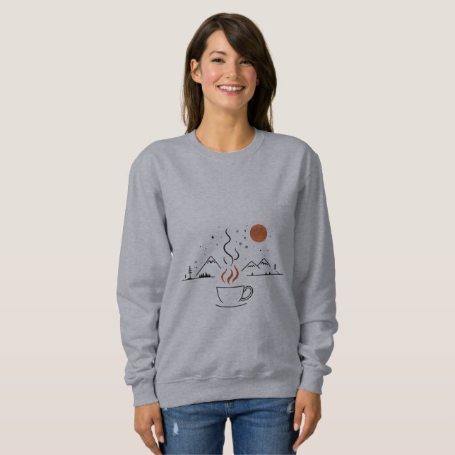 Cosy Hot Cocoa Winter Hoodie (Front Full)
