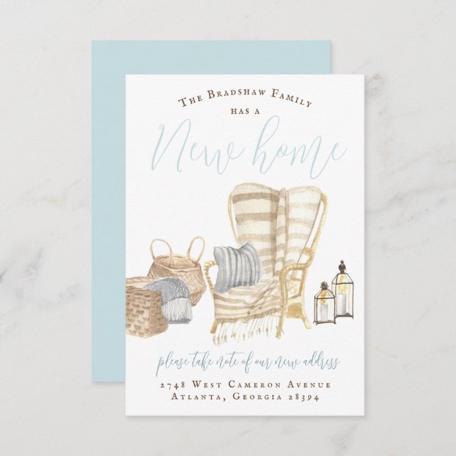 Cosy House Moving Announcement (Front/Back)