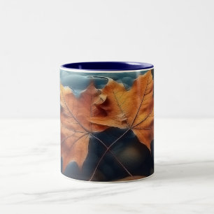 Cosy Hues of Autumn Two-Tone Coffee Mug