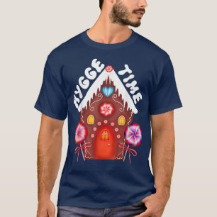 Cosy Hygge Xmas season Christmas Gingerbread house T-Shirt