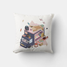 Cosy Journey Throw Pillow