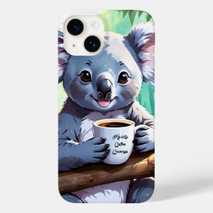 Cosy Jungle Koala Coffee Case-Mate iPhone 14 Case