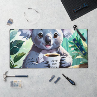 Cosy Jungle Koala Coffee Desk Mat