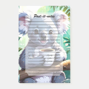 Cosy Jungle Koala Coffee Post-it Notes