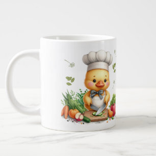 Cosy Kitchen Ducks Cute Cooking Design Large Coffee Mug